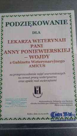 Podziękowanie
